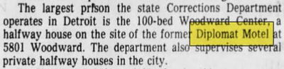 Diplomat Motel - June 1984 Article